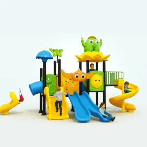 Parc de jeux enfants galvanisé robuste qualité professionnelle