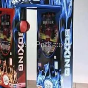 Machine à Poing Électrique Commerciale Rocky Boxer, Équipement de Boxe Jaune Kalkomat King Punch